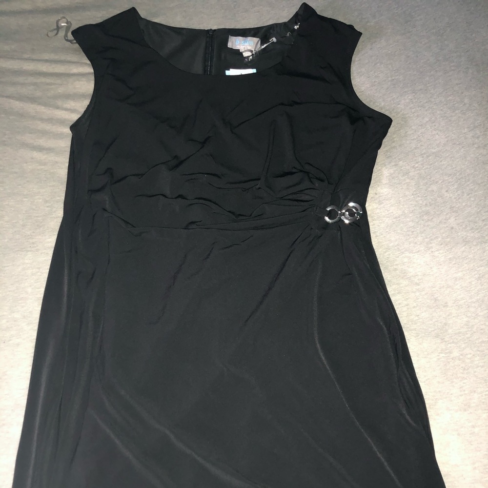Plus size black dress